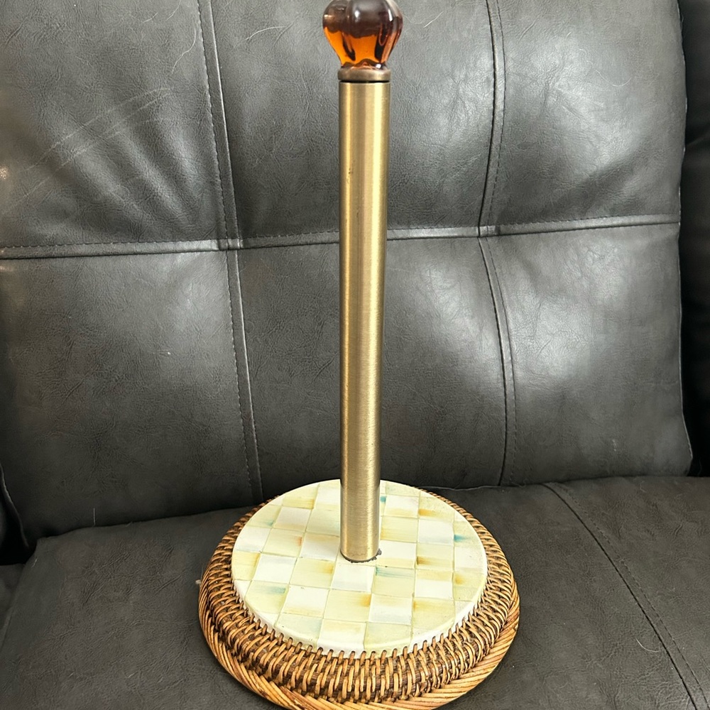 Mackenzie Childs paper towel holder